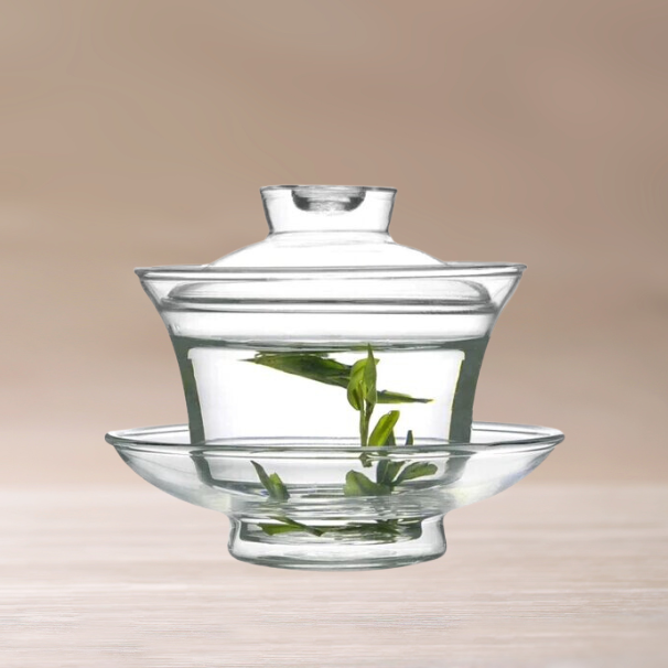 Gaiwan The Brewing Cup With Saucer Transparent