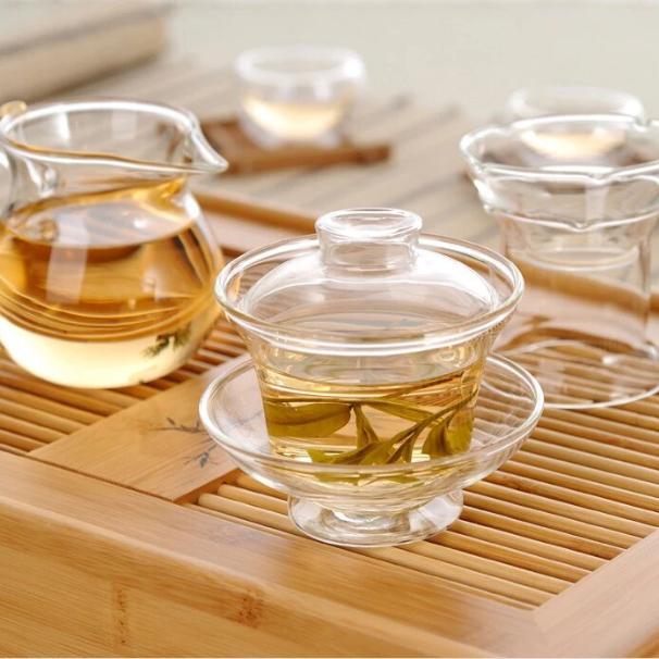 Gaiwan The Brewing Cup With Saucer Transparent