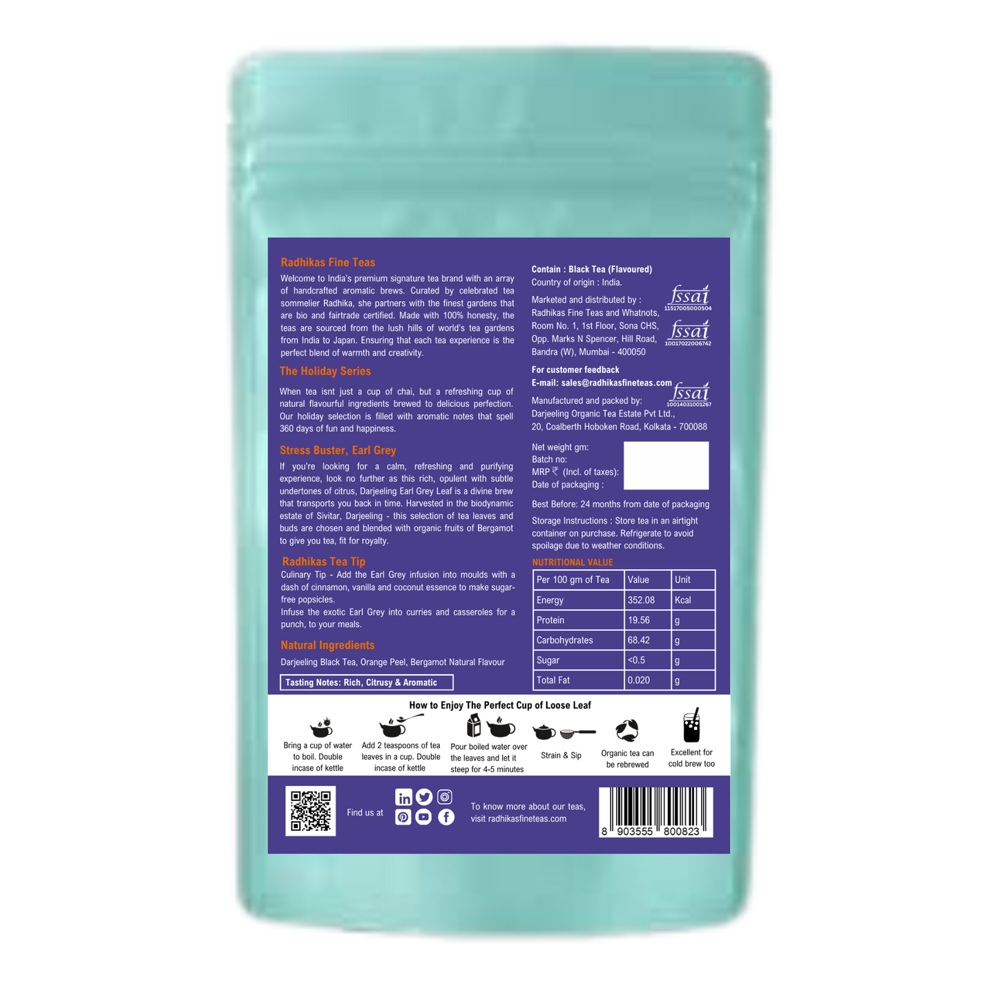 STRESS BUSTER Earl Grey Tea