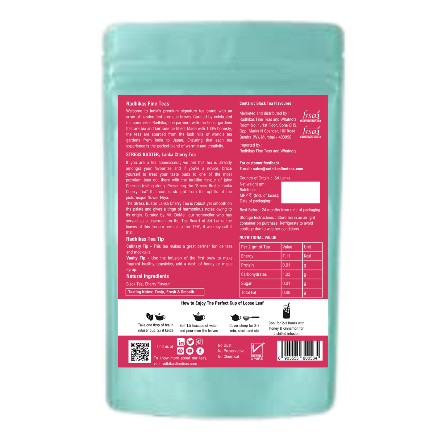 STRESS BUSTER Lanka Cherry Tea