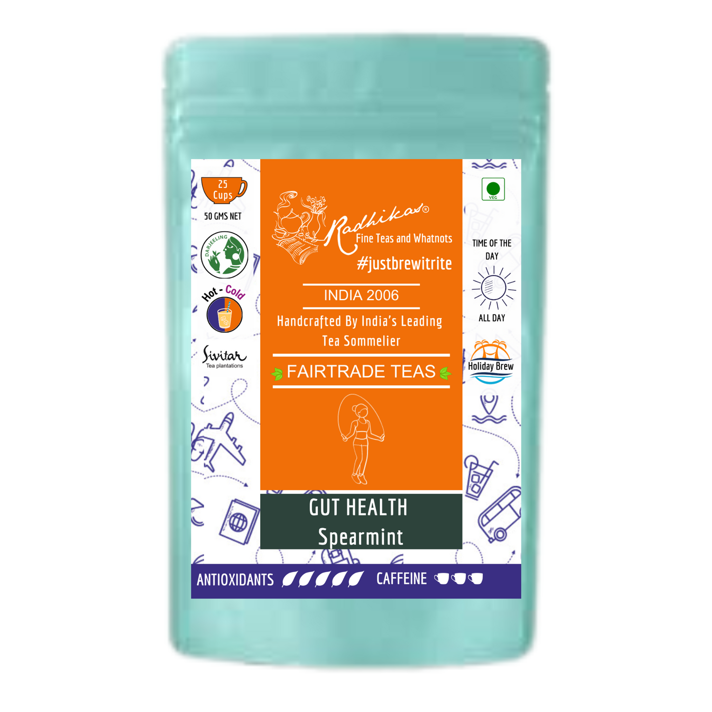 GUT HEALTH Spearmint Darjeeling Leaf - How Spearmint Tea Can Enhance Your Mood and Focus