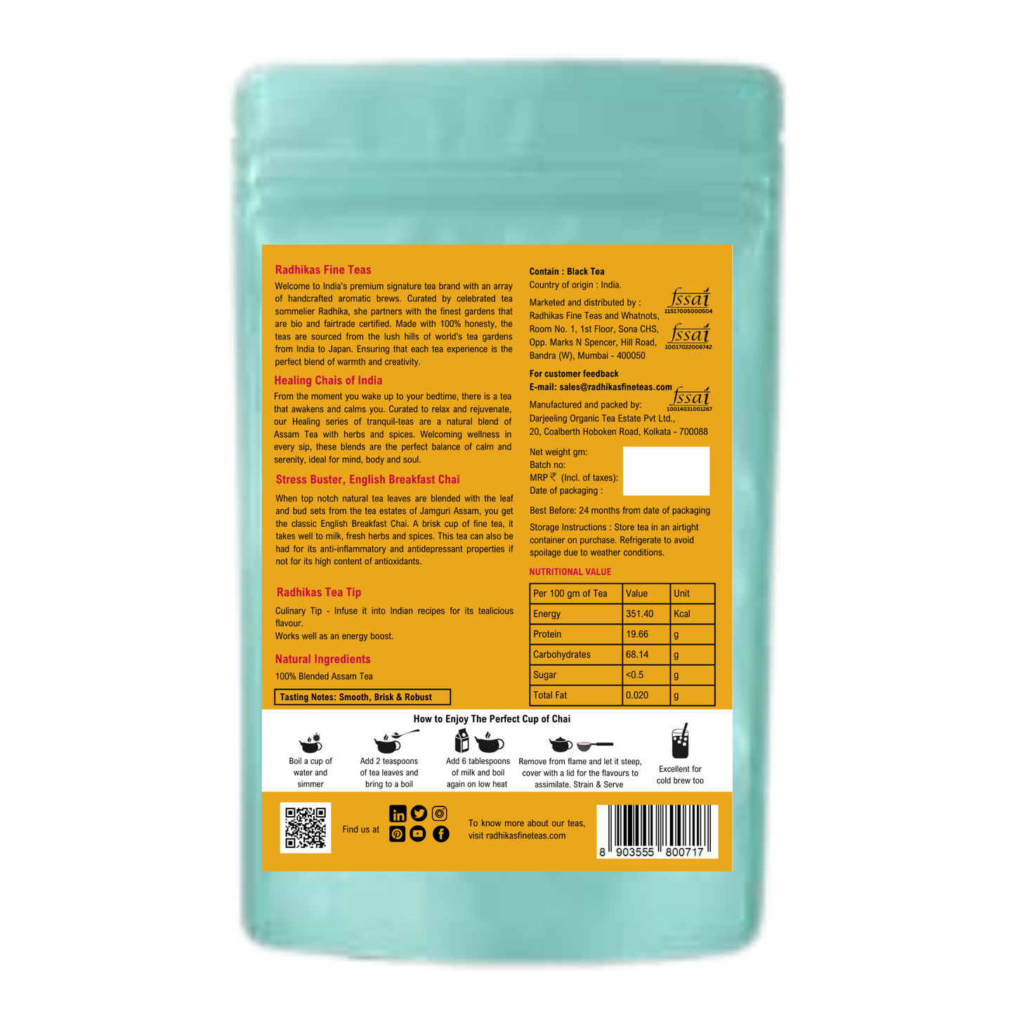 STRESS BUSTER English Breakfast Chai - How English Breakfast Chai Can Boost Your Mood and Energy