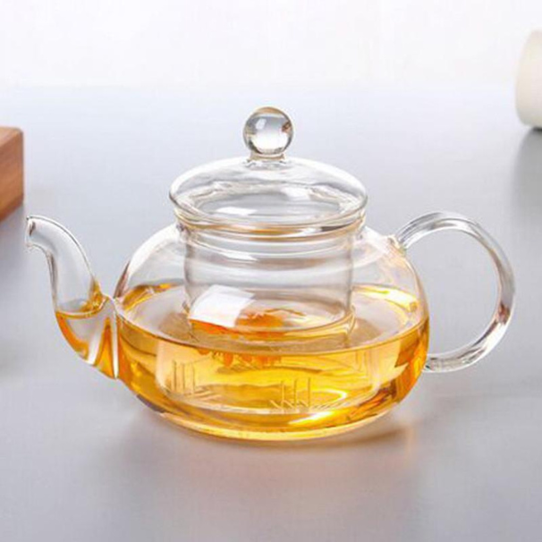 Victorian Round Glass Kettle With Infuser