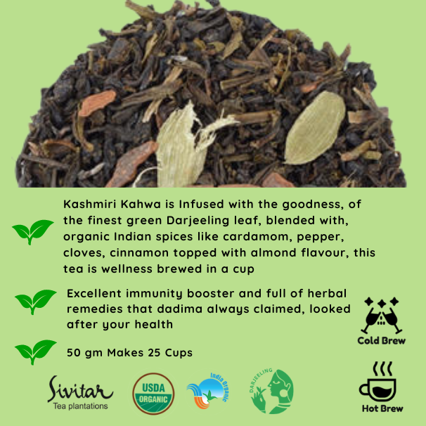 Scorpio Kashmiri Kahwa Tea - A special blend that celebrates the Super Power, Zodiac Tea Collection, Gifting