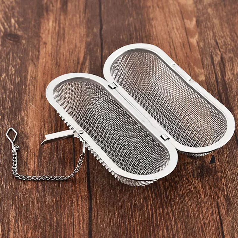 Oval Shape Steel Tea Strainer - The Best Way to Enjoy Your Tea - Radhikas Fine Teas and Whatnots