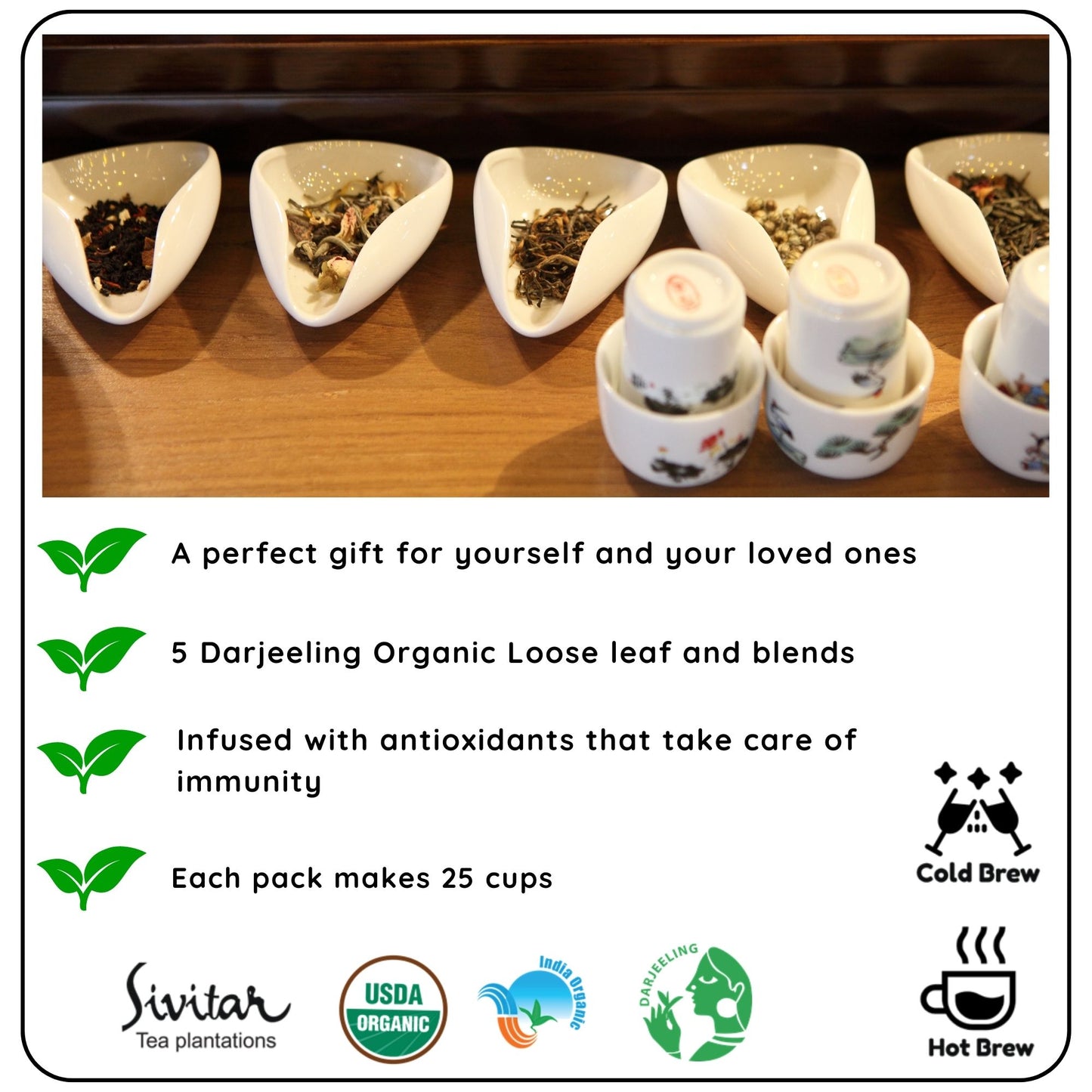 The Crafted Collection - An ode to the lover of teas, Makes 100 Cups - Radhikas Fine Teas and Whatnots