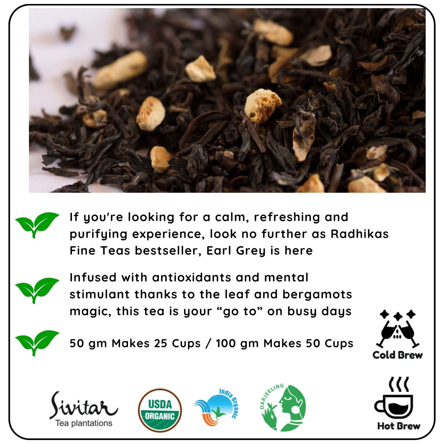 PURIFYING Earl Grey Tea - The Benefits of Drinking Purifying Earl Grey Tea for Digestion and Anxiety Relief - Radhikas Fine Teas and Whatnots