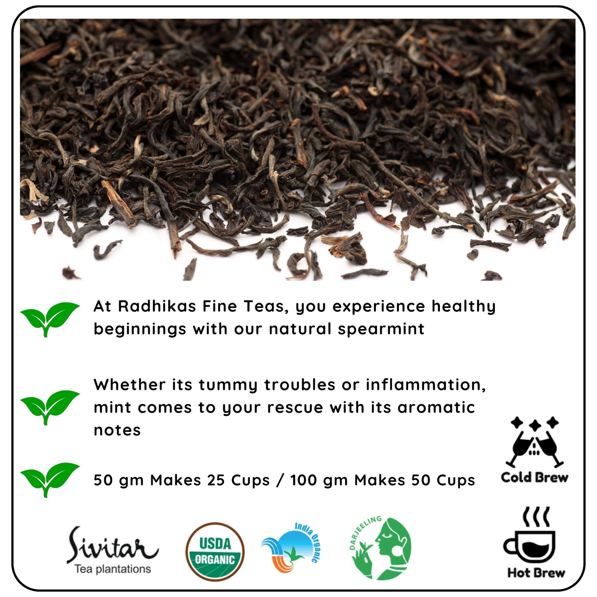 GUT HEALTH Spearmint Darjeeling Leaf