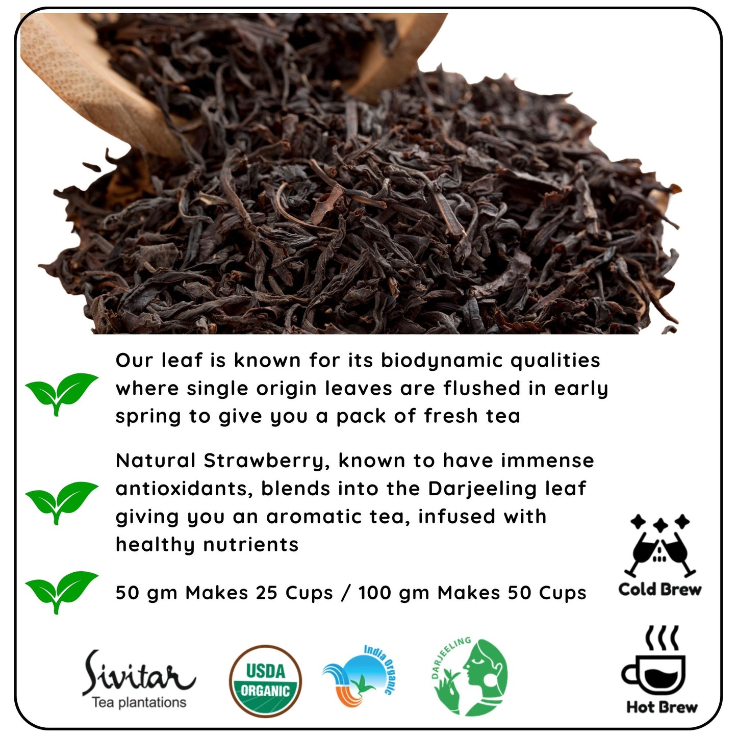 HORMONAL BALANCE Strawberry Darjeeling Leaf