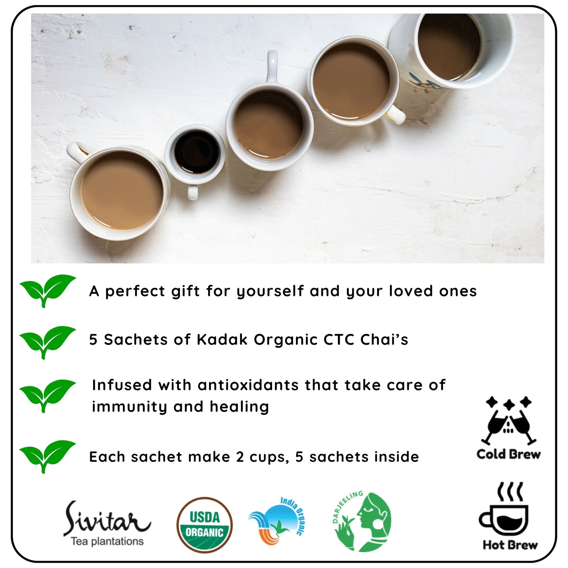 Healing Chai's of India (Sampler Pack) - A Healing Journey Through Tea - Radhikas Fine Teas and Whatnots