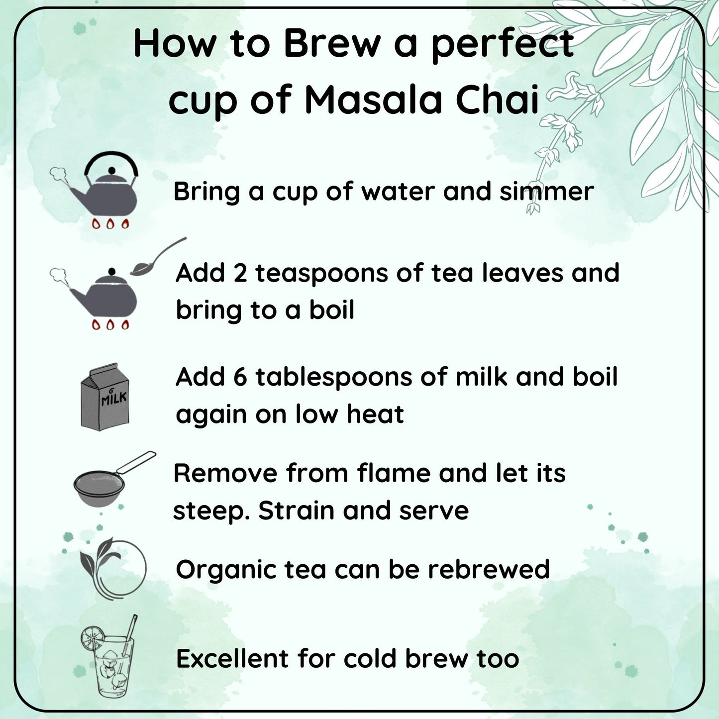 INVIGORATING Masala Chai - Invigorate Your Mind and Body with Masala Chai - Radhikas Fine Teas and Whatnots 