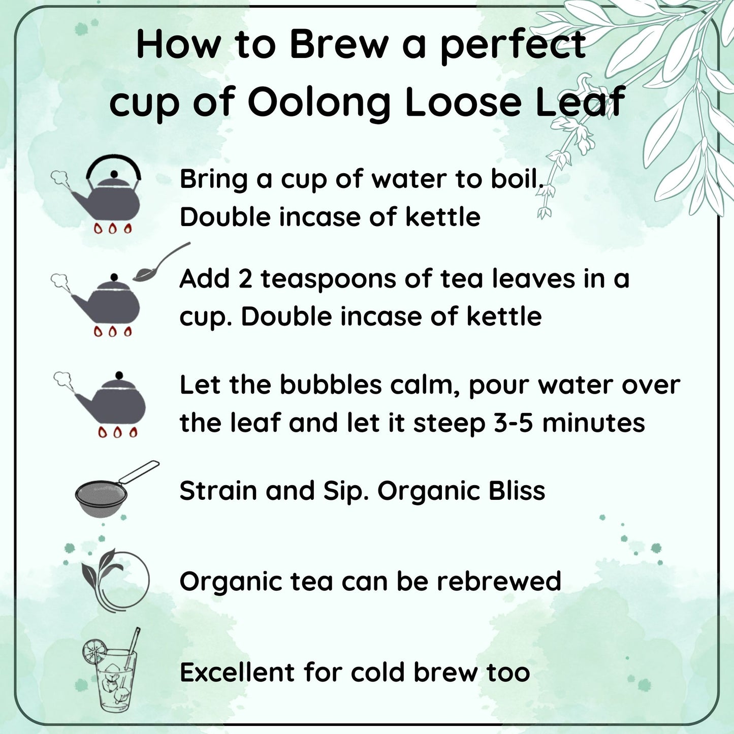 ENERGETIC Oolong Leaf - How Oolong Tea Can Boost Your Energy and Metabolism - Radhikas Fine Teas and Whatnots