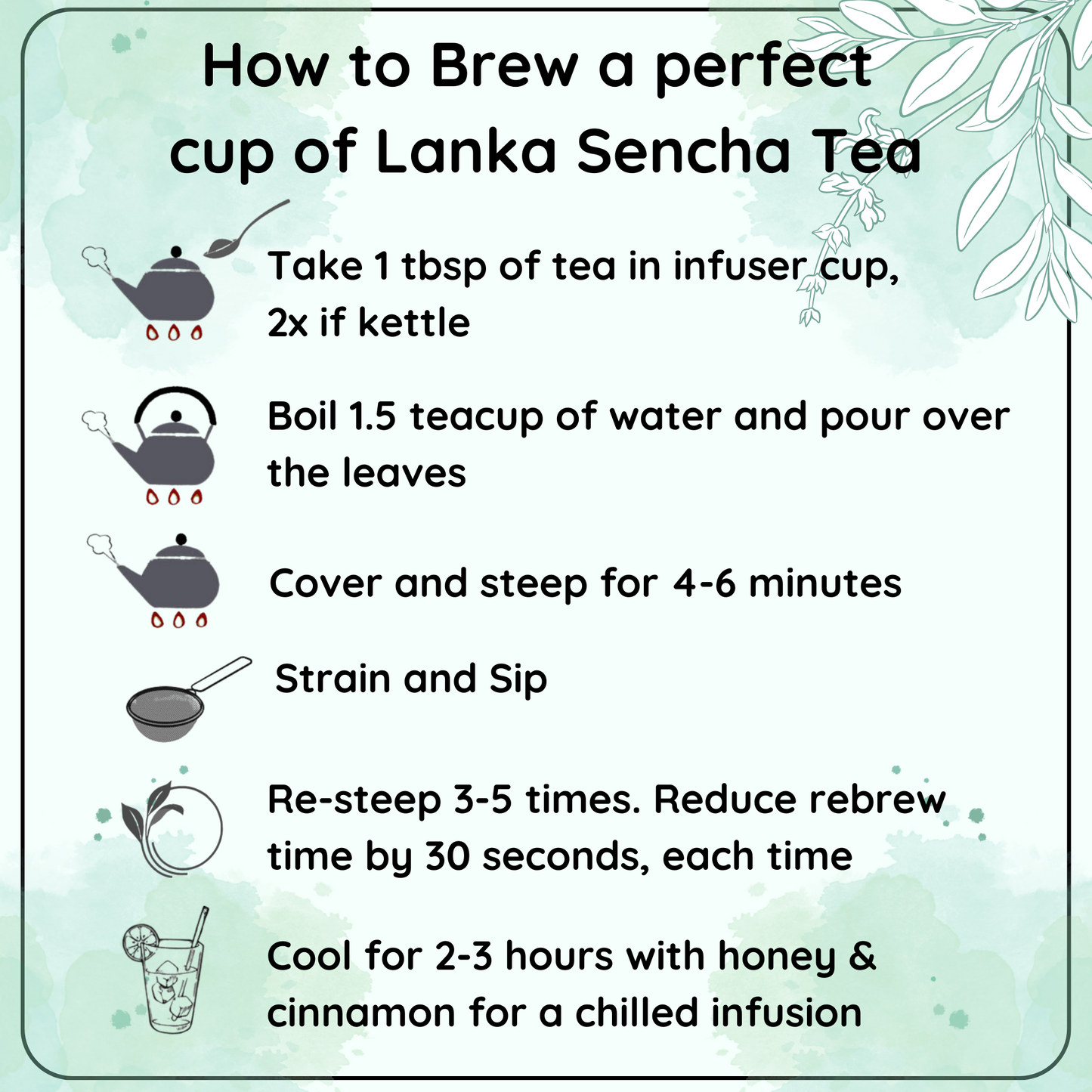 REVVS UP METABOLISM Lanka Sencha Tea