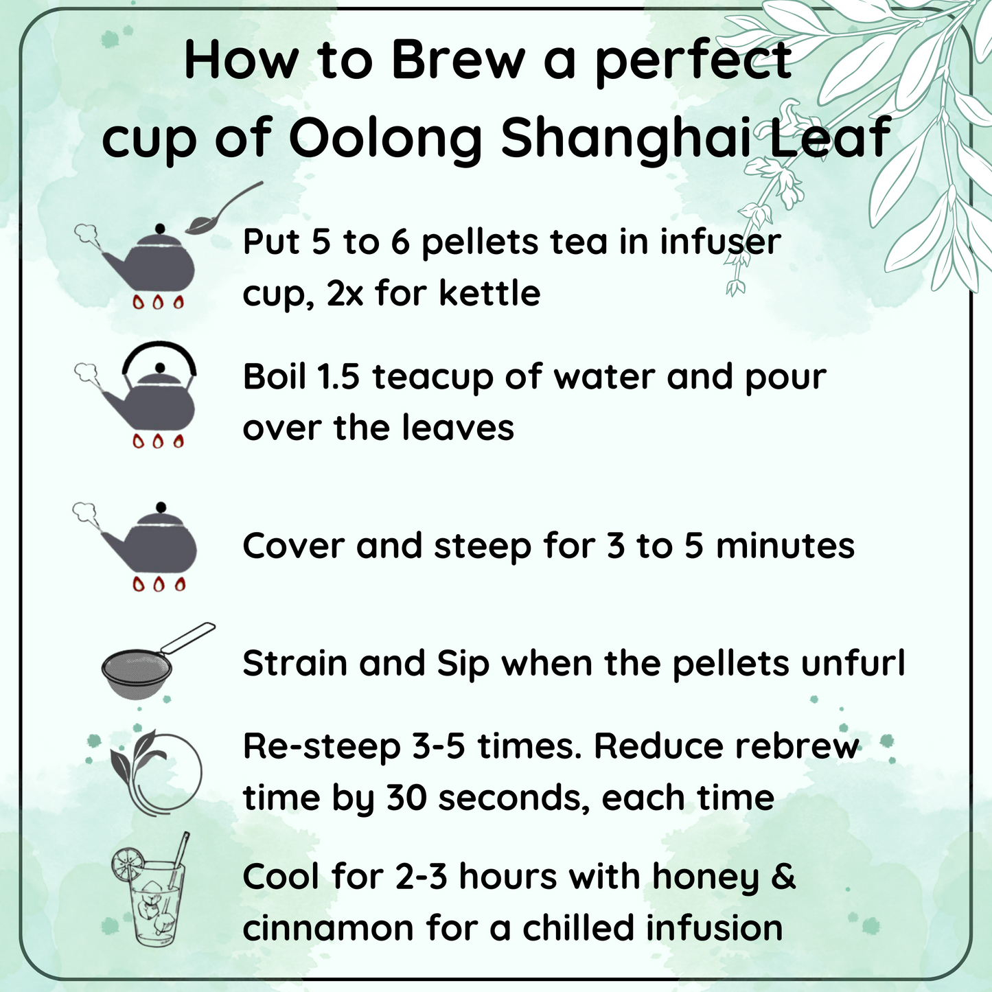 REVVS UP METABOLISM Oolong Shanghai Leaf