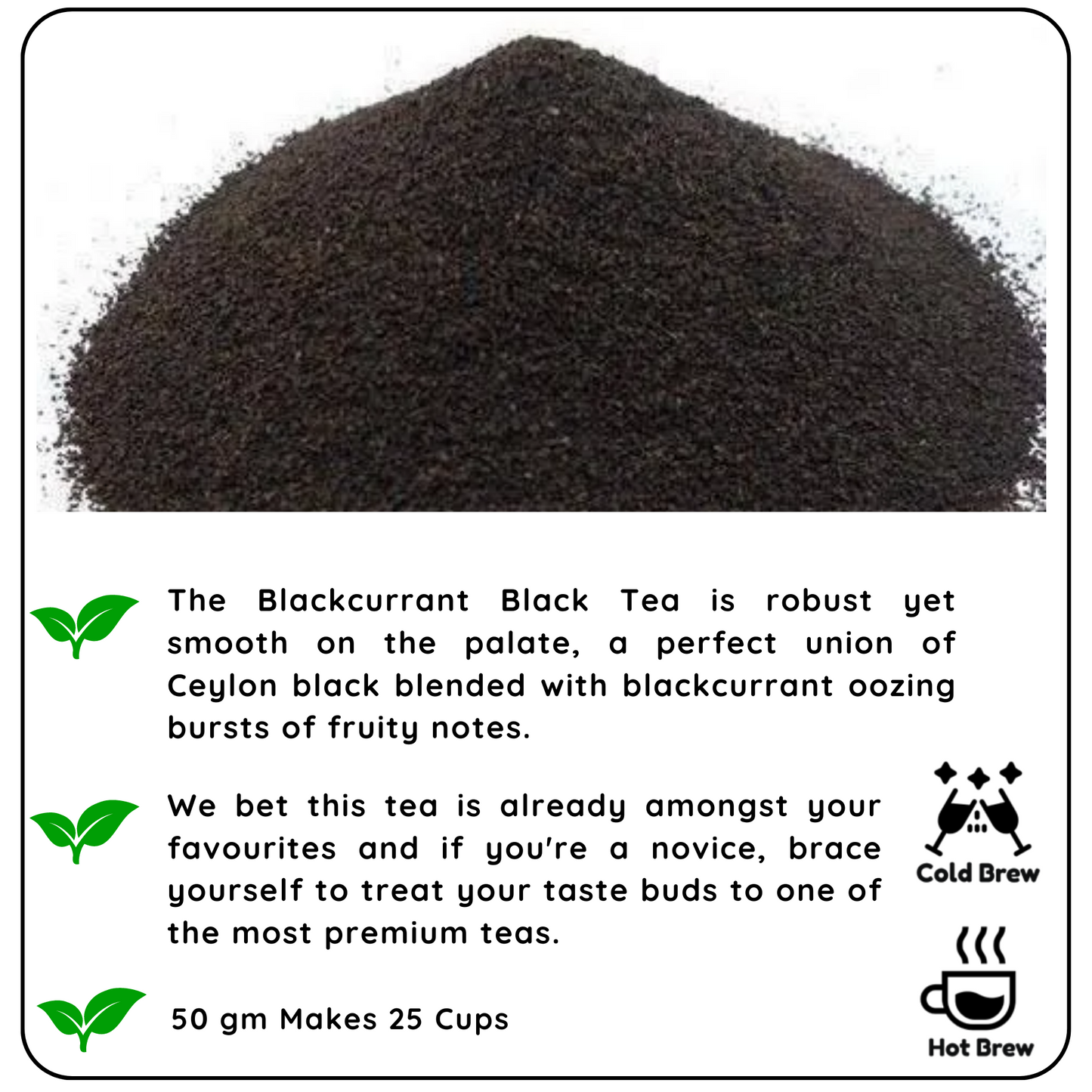STRESS BUSTER Lanka Blackcurrant Tea