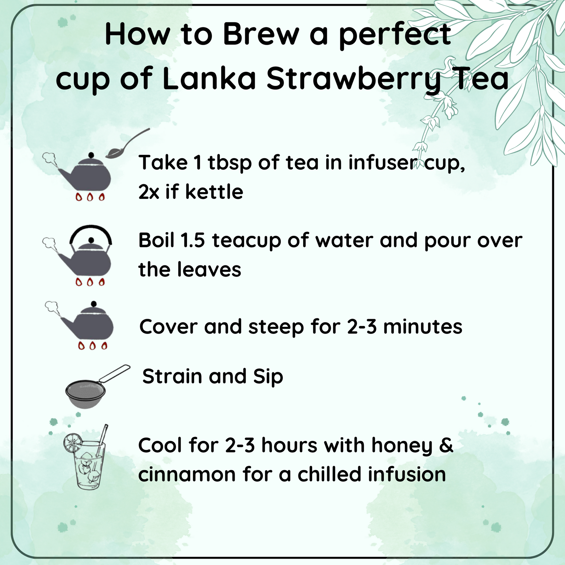 RADIANCE Lanka Strawberry Tea - A Tea for Glow and Sweetness - Radhikas Fine Teas and Whatnots
