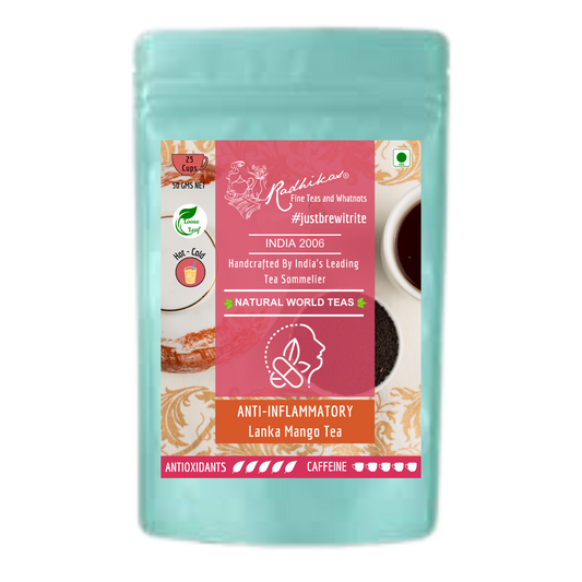 ANTI-INFLAMMATORY Lanka Mango Black Tea - A Tropical Twist on a Classic Black Tea