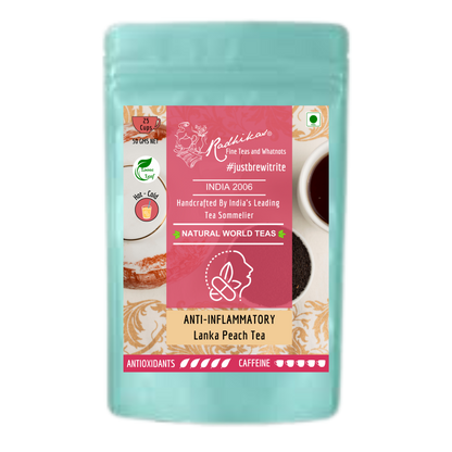 ANTI-INFLAMMATORY Lanka Peach Tea - A Fruity and Floral Blend with Collagen and Biotin