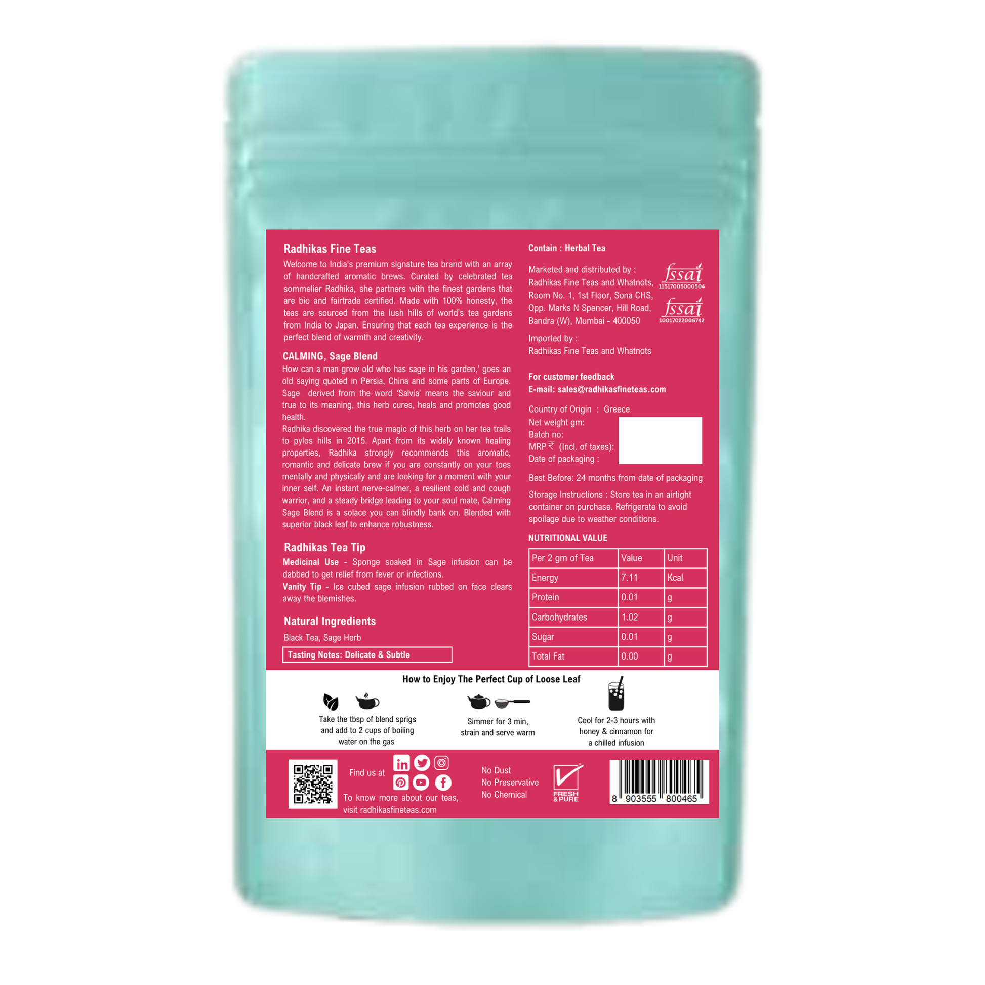 CALMING Sage Blend