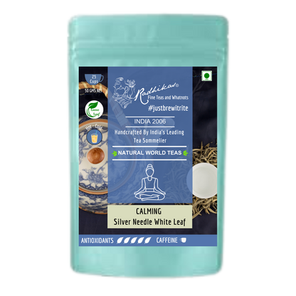 CALMING Silver Needle White Leaf - The Finest and Purest of All Teas