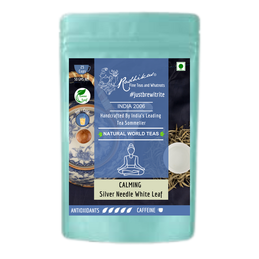 CALMING Silver Needle White Leaf - The Finest and Purest of All Teas