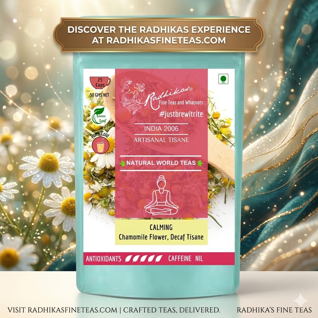 Chamomile Flower Tea - Soft Florals for Calm and Comfort