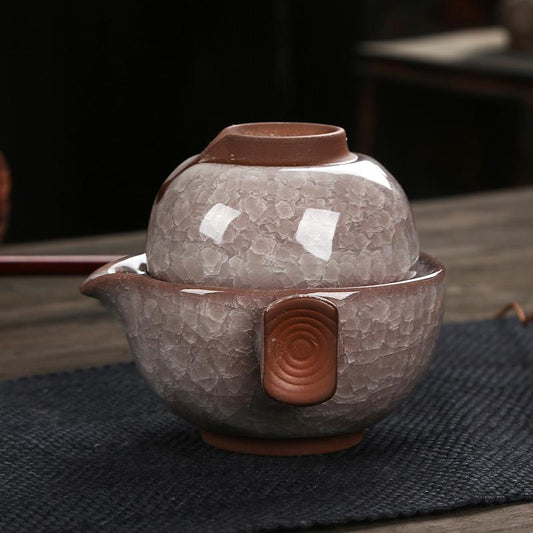 Double Brewing Set, Style Gaiwan Cum Sipping Cup - Tea brewing and sipping set all in one go - Radhikas Fine Teas and Whatnots