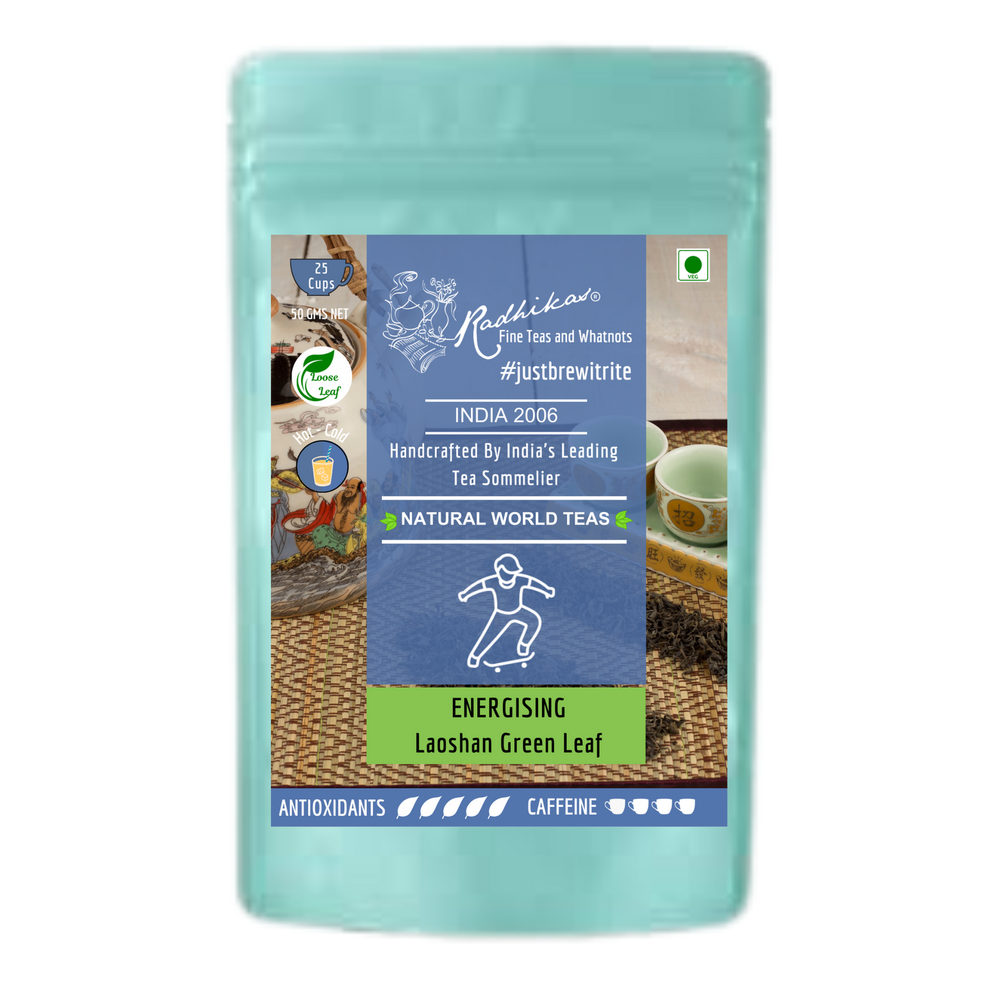 ENERGISING Laoshan Green Leaf - The Tea That Gives You More Energy and Focus