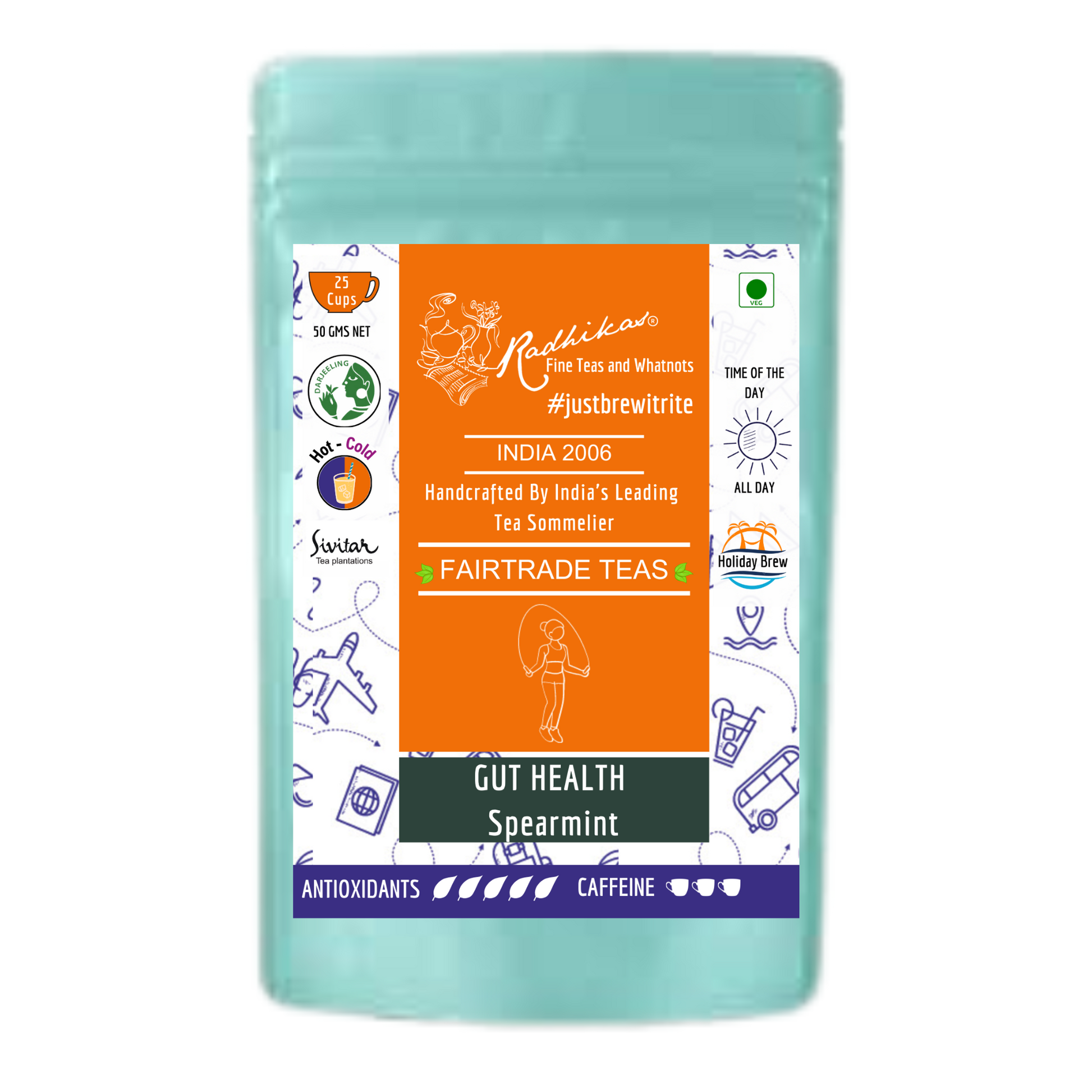 GUT HEALTH Spearmint Darjeeling Leaf