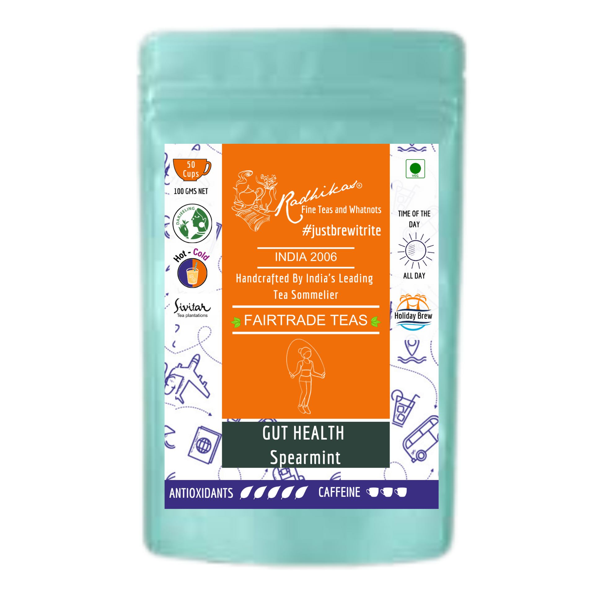 GUT HEALTH Spearmint Darjeeling Leaf