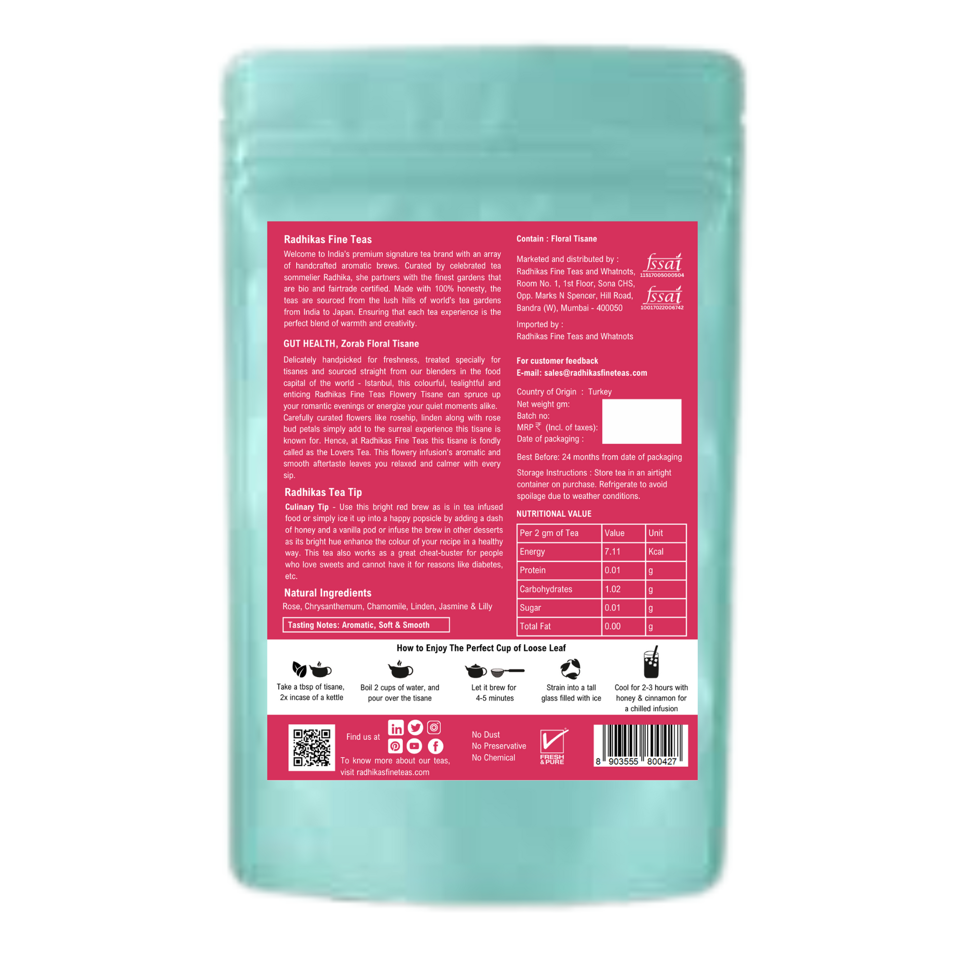GUT HEALTH Zorab Floral Tisane