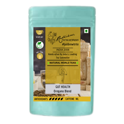 GUT HEALTH Oregano Blend - Health Benefits of Greek Oregano Tisane  Herbal Tea