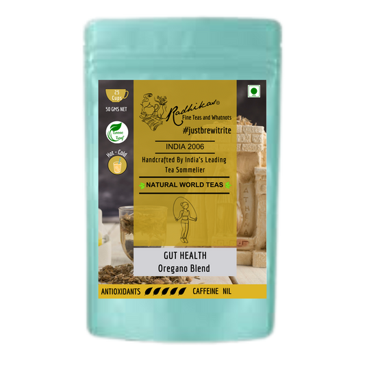 GUT HEALTH Oregano Blend - Health Benefits of Greek Oregano Tisane  Herbal Tea
