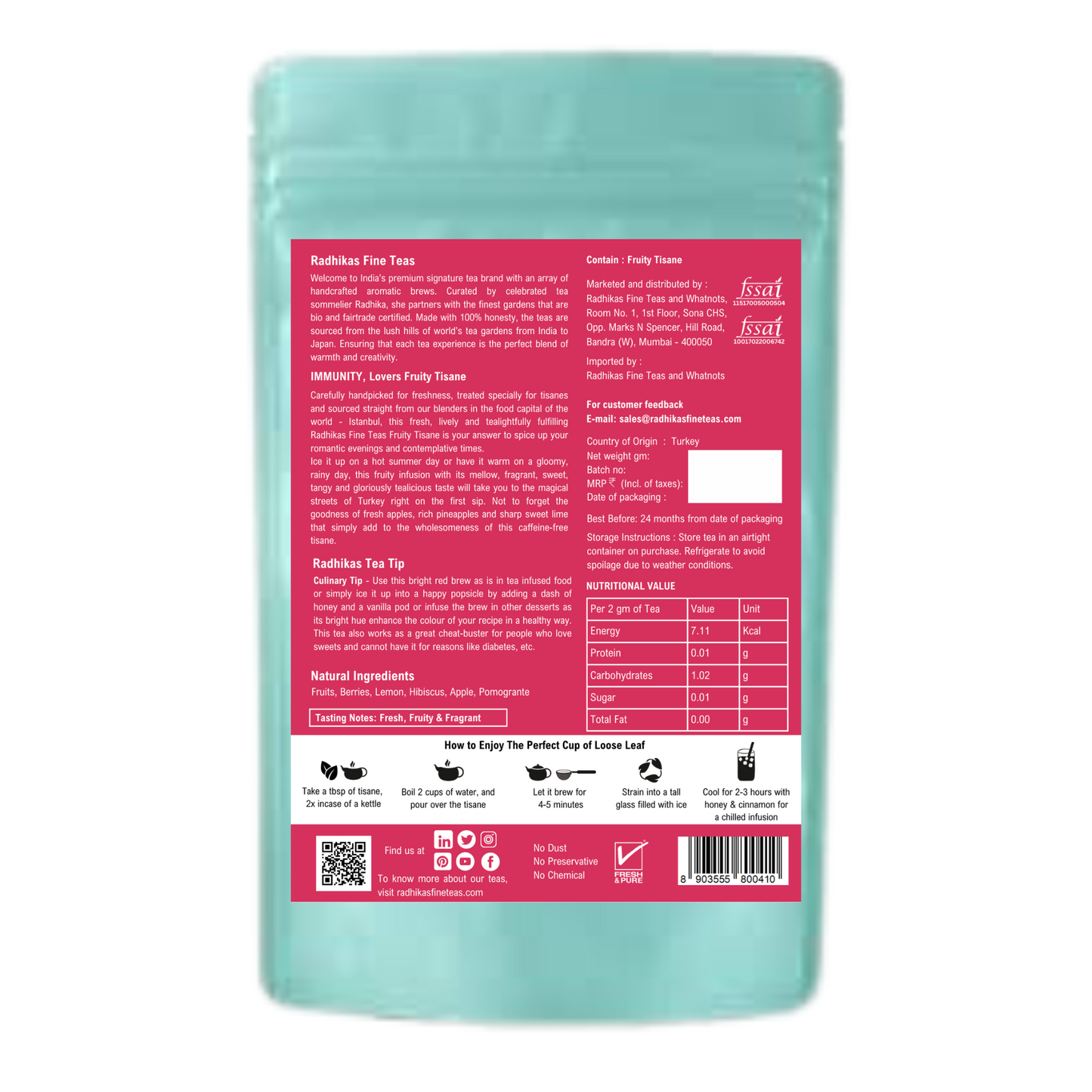 IMMUNITY Lovers Fruity Tisane