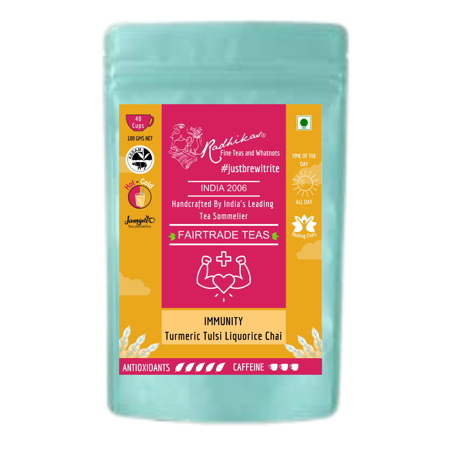 IMMUNITY Turmeric Tulsi Liqourice Chai