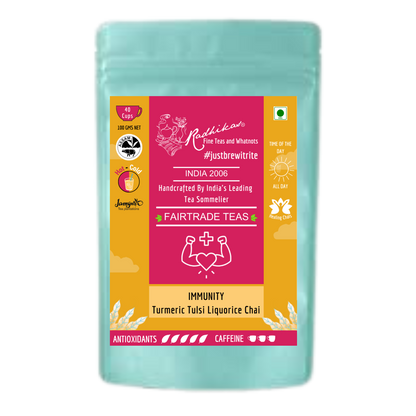 IMMUNITY Turmeric Tulsi Liqourice Chai