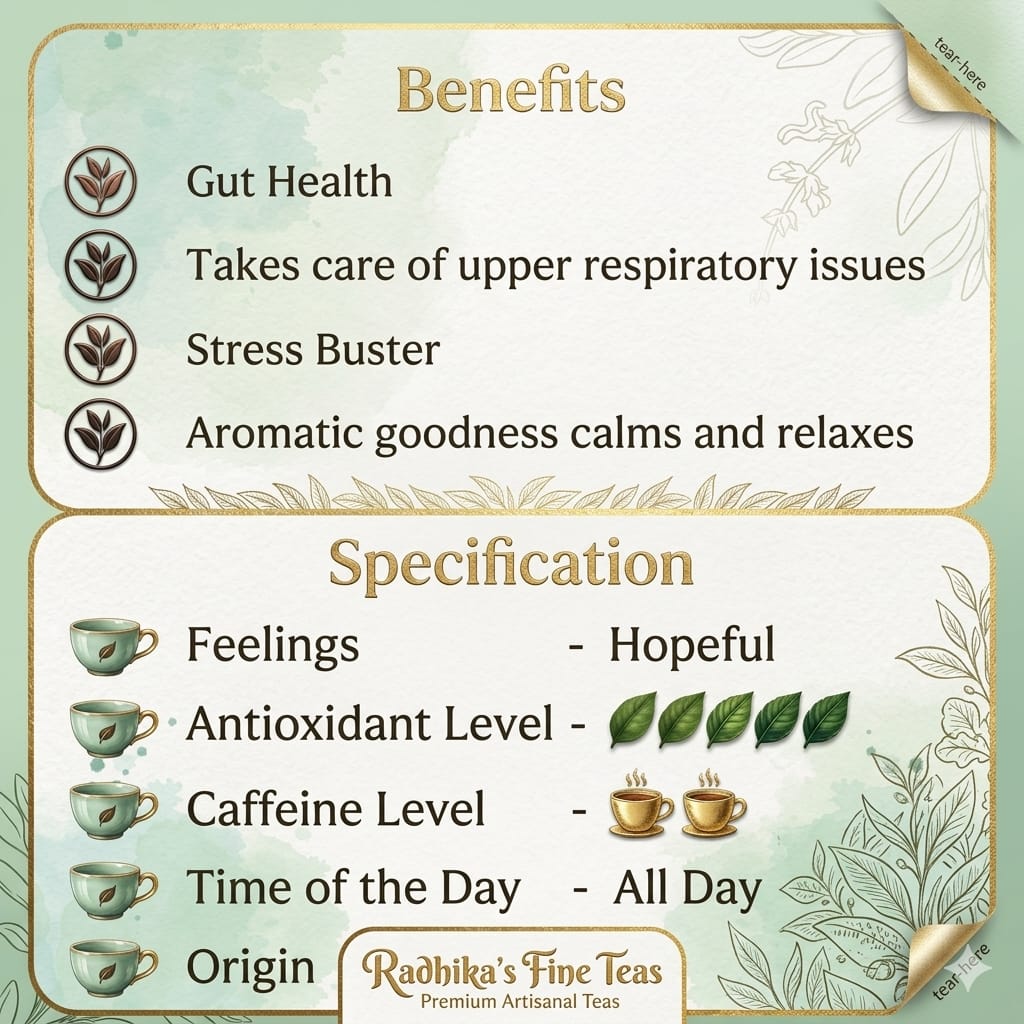 ANTI-INFLAMMATORY Almond Kashmiri Kahwa - Soothing Tea for Cold & Cough Relief