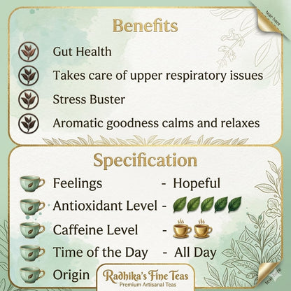 ANTI-INFLAMMATORY Almond Kashmiri Kahwa - Soothing Tea for Cold & Cough Relief