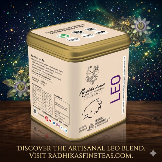 Leo Zodiac Tea Gift – Premium Passion Fruit Black Tea Blend