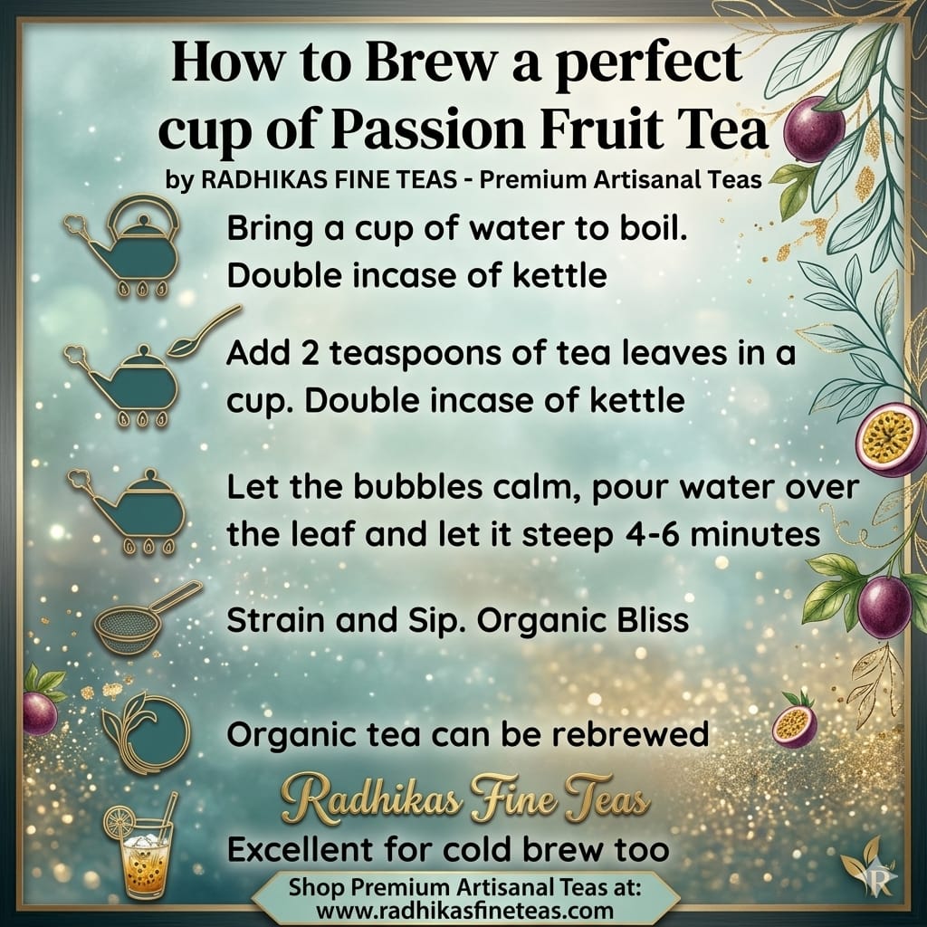Leo Zodiac Tea Gift – Premium Passion Fruit Black Tea Blend