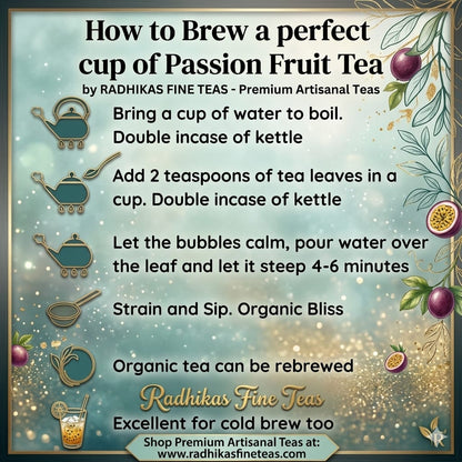 Leo Zodiac Tea Gift – Premium Passion Fruit Black Tea Blend