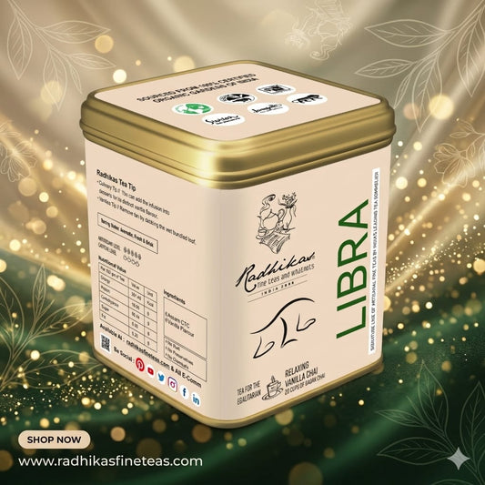 Libra Zodiac Tea Gift – Aromatic Vanilla Chai Tea Blend