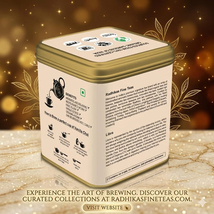 Libra Zodiac Tea Gift – Aromatic Vanilla Chai Tea Blend