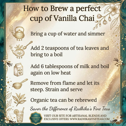Libra Zodiac Tea Gift – Aromatic Vanilla Chai Tea Blend