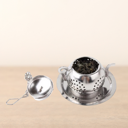 Mini Teapot Strainers - Stainless Steel - Cute and Functional - Radhikas Fine Teas and Whatnots