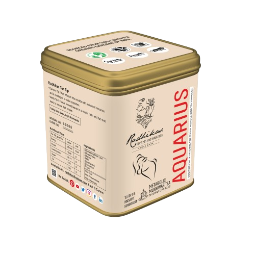 Aquarius Mukhwas Tea - A special blend that celebrates the Innovative Humanitarian, Zodiac Tea Collection, Gifting