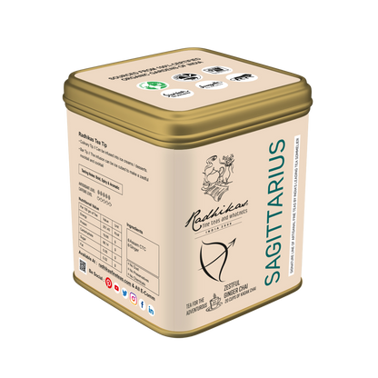 Sagittarius Ginger Chai - A special blend that celebrates the Adventurous, Zodiac Tea Collection, Gifting