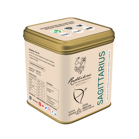 Sagittarius Ginger Chai - A special blend that celebrates the Adventurous, Zodiac Tea Collection, Gifting