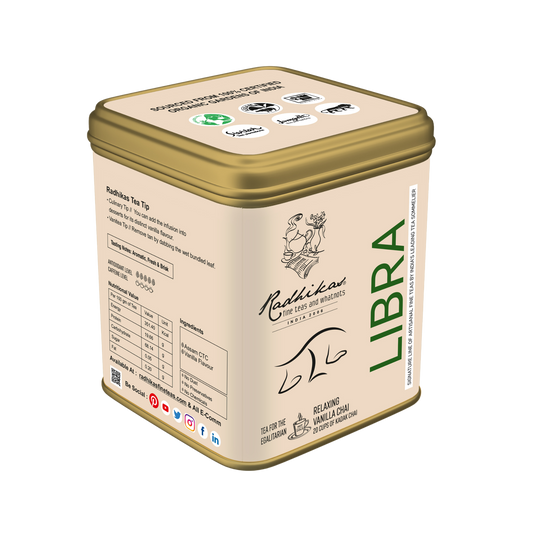 Libra Vanilla Chai - A special blend that celebrates the Egalitarian, Zodiac Tea Collection, Gifting