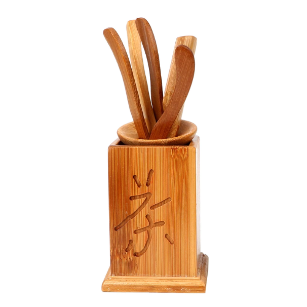 Oriental Bamboo Tea Spoon Set 